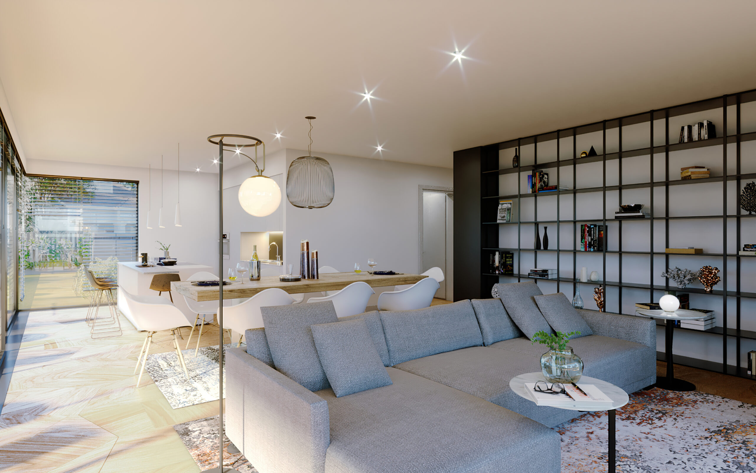 Wohnen in Bad Homburg — Visualisierung · Innenraum